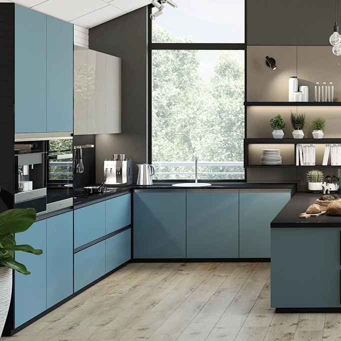 TRENDY ELEGAN RENK VE DOKULAR Soft Touch Okyanus Mavi